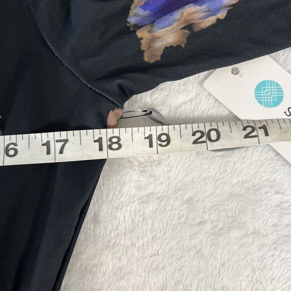 Nine Britton Maxi Dress Womens Large Long Sleeve V-Neck Stretch Stitch Fix - Picture 7 of 11